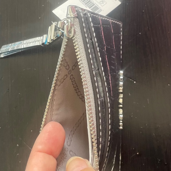 MICHAEL MICHAEL KORS Empire Pebbled Leather Card Case - Picture 3 of 3